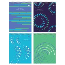 Блокнот А5 40л. на гребне "Your pattern" BG